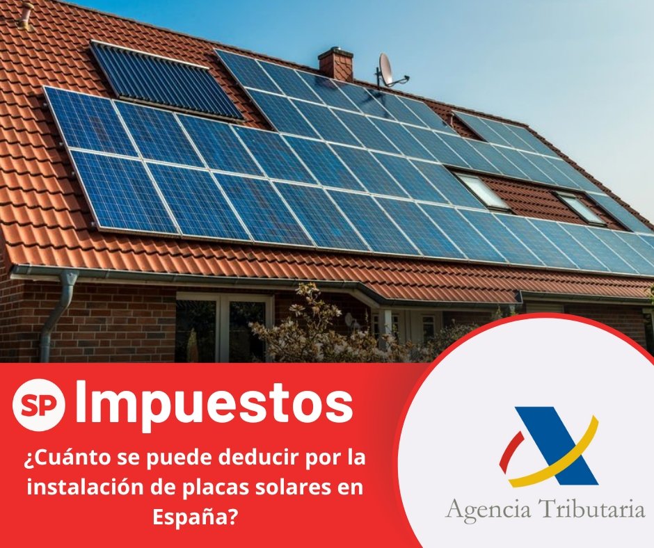 Impuestos: ¿Cuánto se puede deducir por la instalación de placas solares en España? - fischer Shop