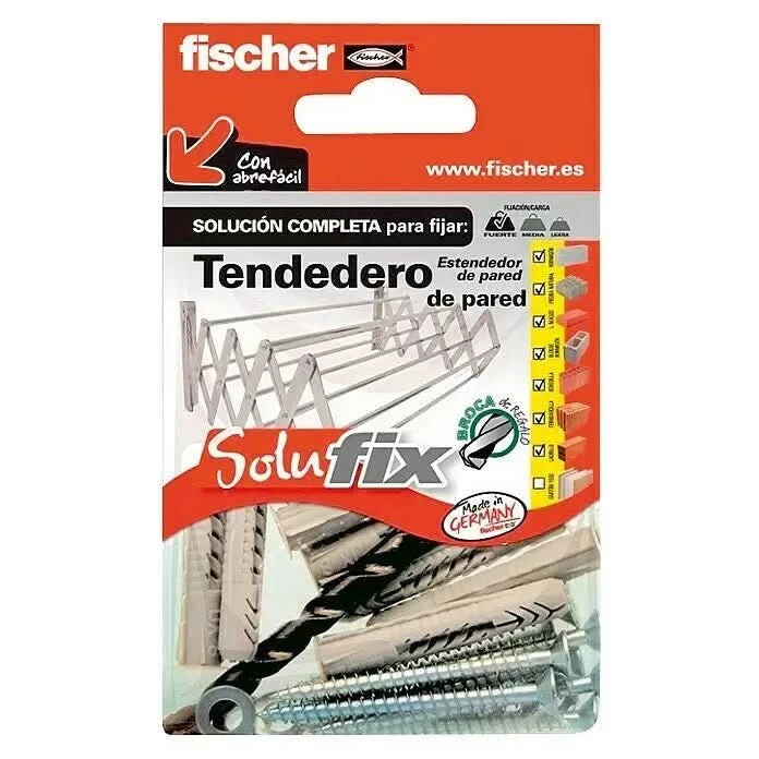 Solufix Tendedero de Pared - fischer Shop