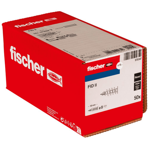 Taco para Aislamiento FID II fischer | Máxima Seguridad en Aislantes (50 uds) - fischer Shop