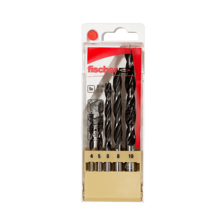 Estuche de Broca para Madera D-WS de fischer | Precisión y Limpieza en Perforaciones de Carpintería - fischer Shop