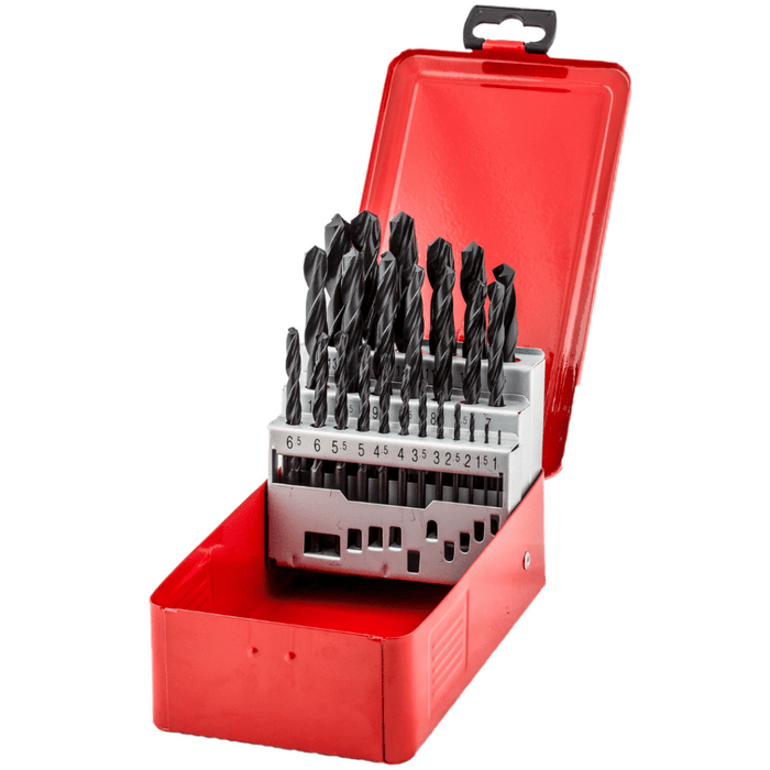 Estuche de Brocas para Metal HSS-R DIN338 1-13 mm (25 piezas) de fischer - fischer Shop