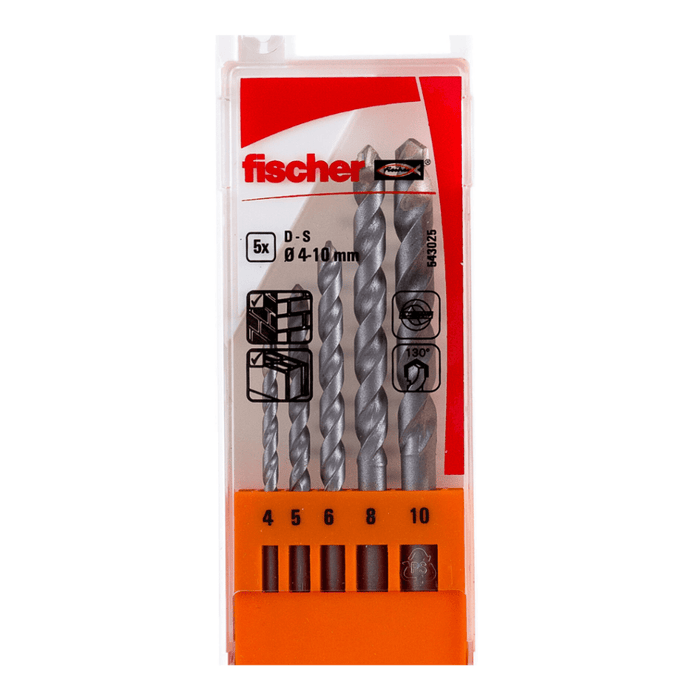 Estuche Broca Universal multimaterial Súper D-S | Ideal perforaciones rotatorias - fischer Shop