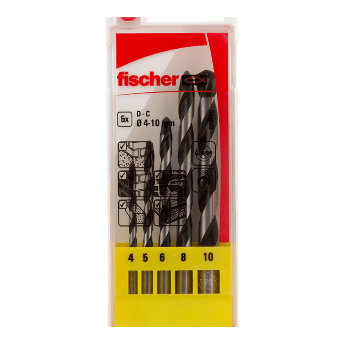 Estuche Broca para Hormigón D-C de fischer| Precisión y Durabilidad en Perforaciones de Hormigón - fischer Shop