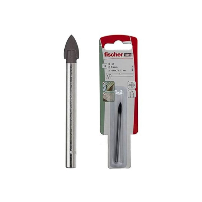 Broca vidrio d-GT  especial azulejos y cristal - fischer Shop