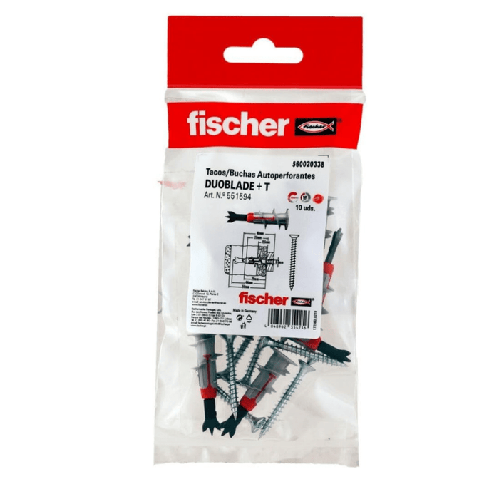 Taco Pladur DuoBlade Con Tornillo - fischer Shop