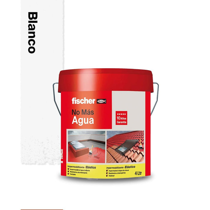 Impermeabilizante "No más Agua" de Caucho Elástico sin Fibras - fischer Shop