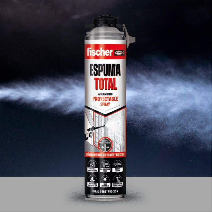 Espuma Total Proyectable fischer | Solución Profesional para Aislamiento y Sellado - fischer Shop