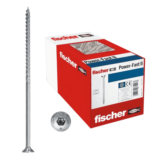 Tornillos fischer PowerFast II Avellanados Torx – Extra largos para construcción - fischer Shop