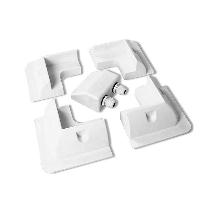 Estructura soporte en fibra ABS para panel solar para caravanas y barcos. - fischer Shop