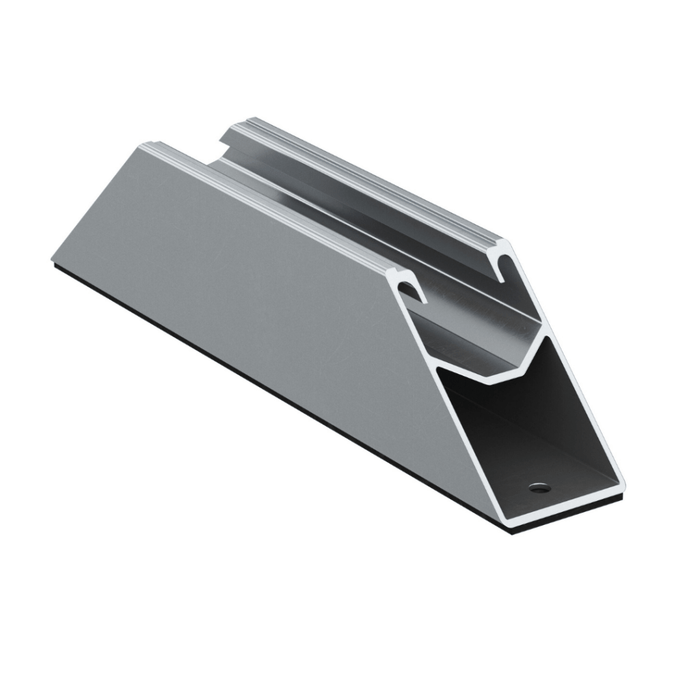 Mircro-rail L H50 110mm aluminio Solar Metal para instalación fotovoltaica industrial en chapa - fischer Shop