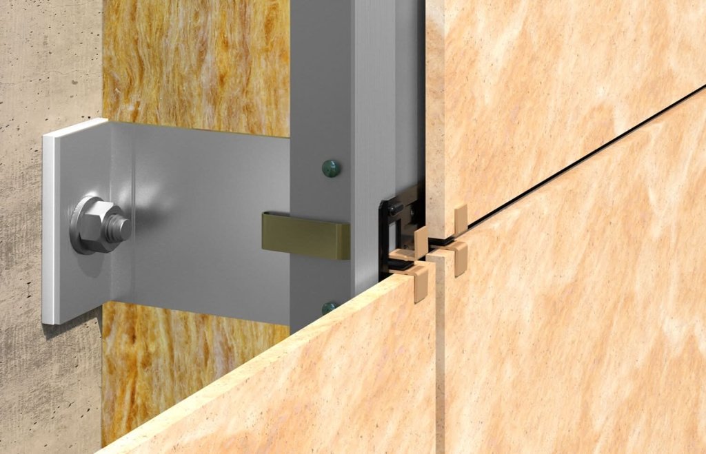 Soporte de pared fischer FLH 80x80x3 mm – Punto fijo AL para fachadas ventiladas - fischer Shop