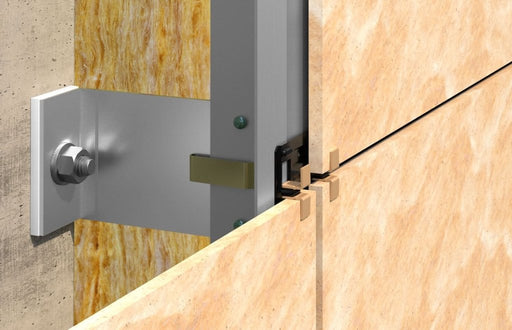 Soporte de pared fischer FLH 80x80x3 mm – Punto fijo AL para fachadas ventiladas - fischer Shop