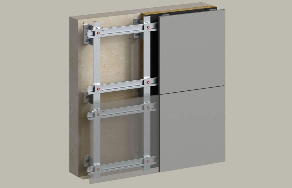 Soporte de pared fischer FLH 80x80x3 mm – Punto fijo AL para fachadas ventiladas - fischer Shop