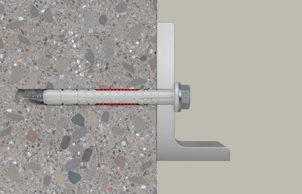 Taco Largo DuoXpand M10 con tornillo acero cincado y cabeza hexagonal - fischer Shop