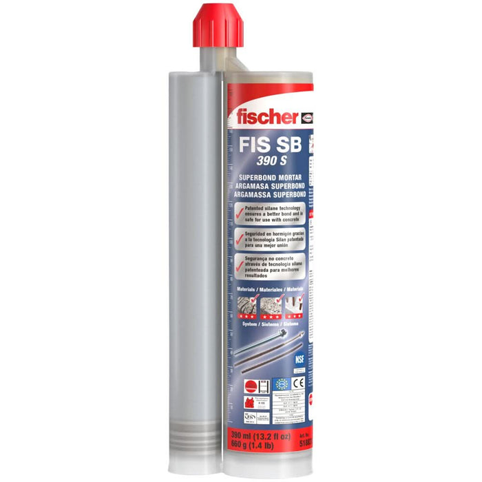 Taco Químico FIS SB 390 S - fischer Shop