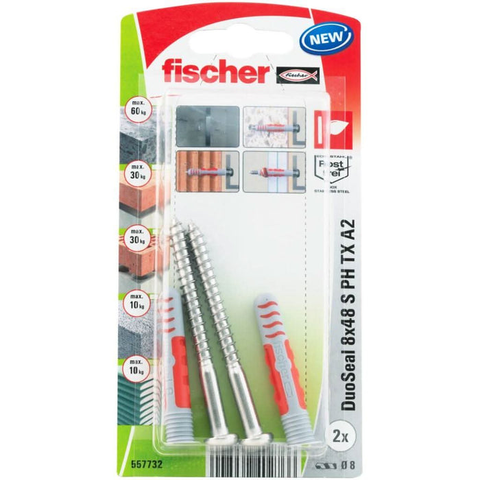 Taco de Sellado fischer DuoSeal para Baños y Zonas Húmedas - fischer Shop