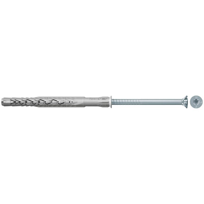 Taco largo SXRL M10 con tornillo cabeza avellanada (Caja 50 Unidades) - fischer Shop