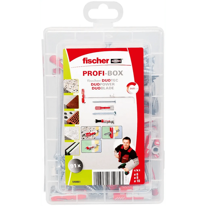 Maletin Profi - Box de surtido de tacos DuoLine con tornillos - fischer Shop