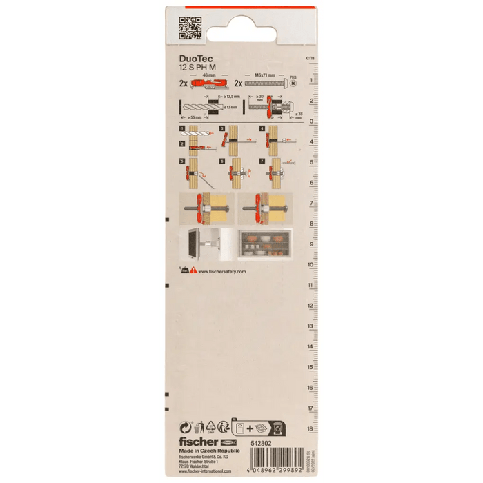 Taco DuoTec M12 Con Tornillo - fischer Shop