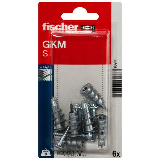 Taco Metálico GKM para pladur| Sujeción Fuerte y Sin Taladro - fischer Shop