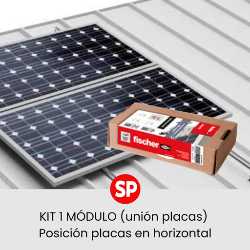Kit coplanar para cubierta de chapa fischer (Unión Horizontal) - fischer Shop