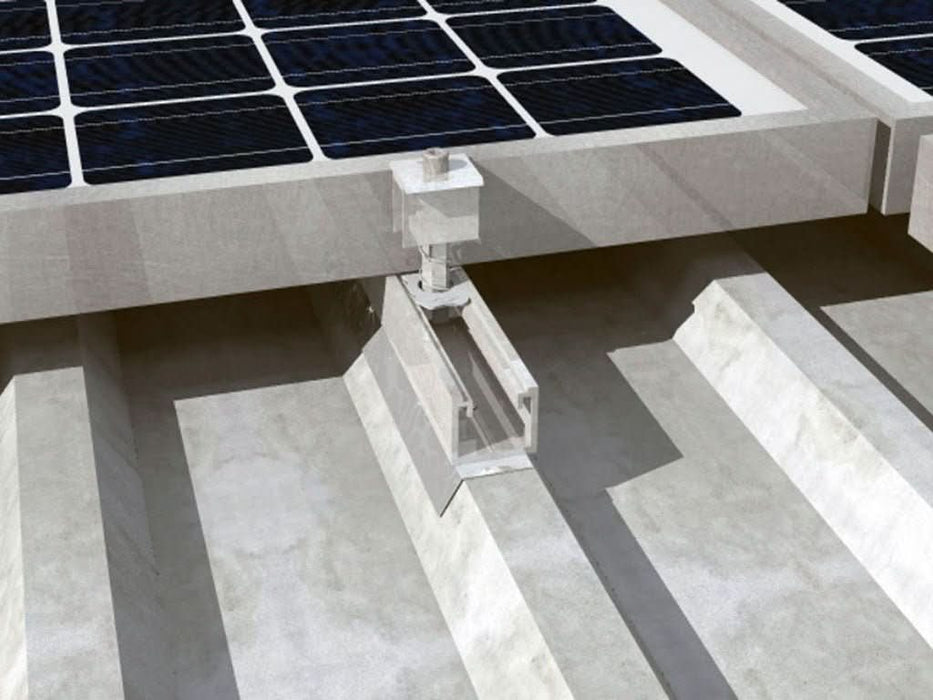 Kit coplanar para cubierta de chapa fischer (Estructura para inicio y final en Horizontal) - fischer Shop