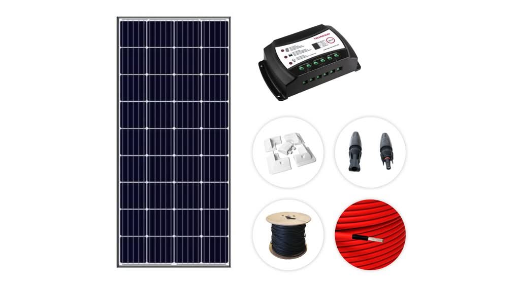 Kit solar para Camper/Caravana - 12V 1000Wp/día - fischer Shop