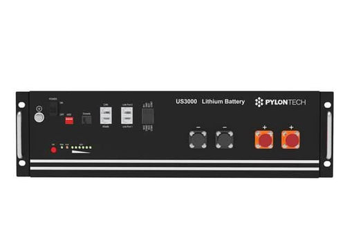 Batería de litio LiFePO4 Pylontech US3000C 3,55 kWh 48V C series - fischer Shop