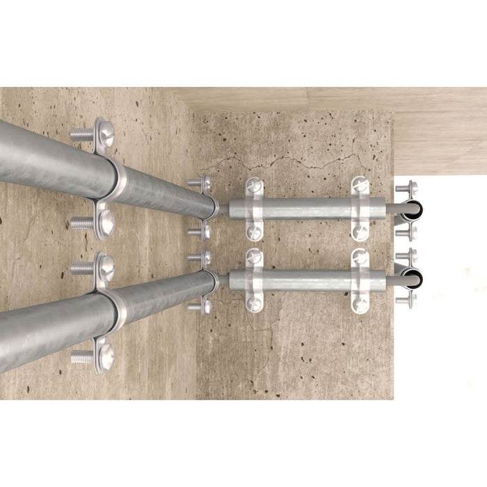 Abrazadera fischer de metal para tubo AM 409 (15 unidades) - fischer Shop