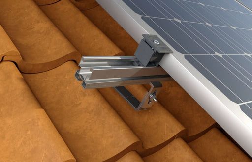 Abrazadera o grapa premontada final  y universal PM-U fischer para placa solar (Caja 10) - fischer Shop