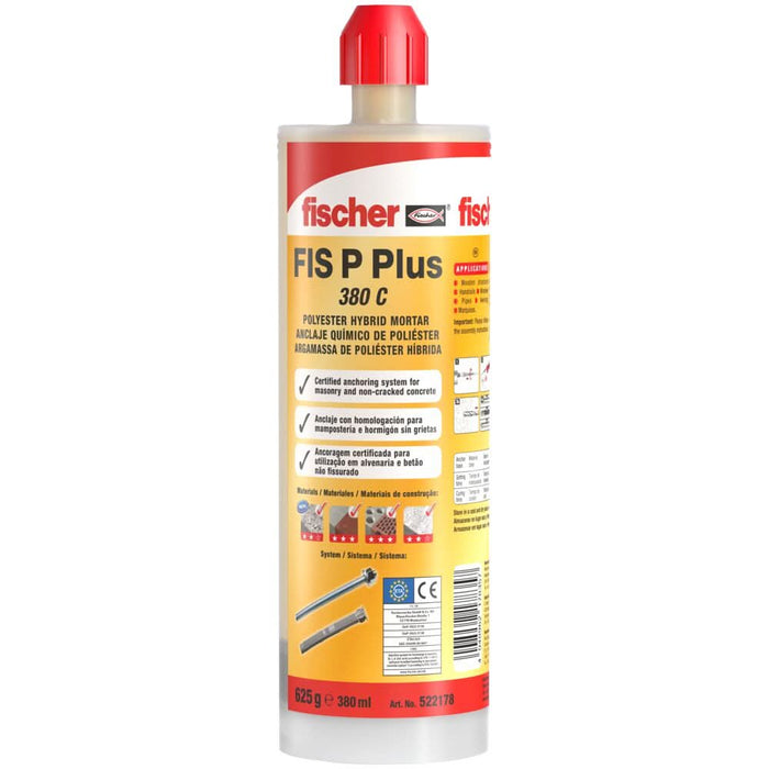 Taco químico fijación placas solares FIS P Plus 380 C - fischer Shop
