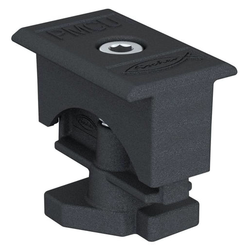 Abrazadera o grapa central univeral para módulos fotovoltaicos PMC-U fischer (10 unidades) color negro - fischer Shop