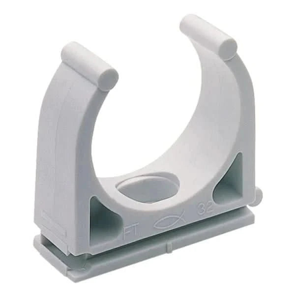 Abrazadera para manguera abierta de nylon CLIP FT 40 (50 unidades) - fischer Shop