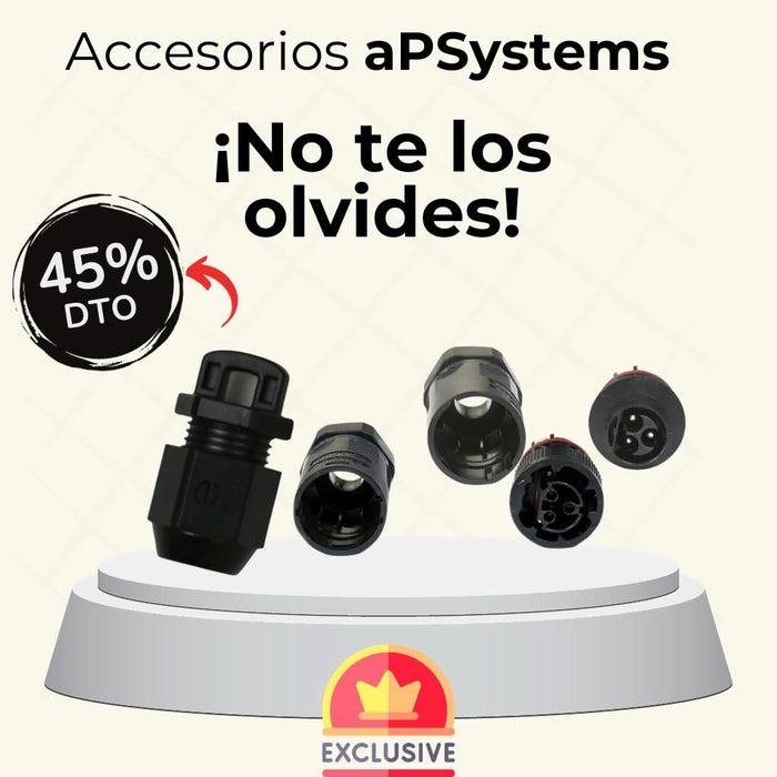 Conectores para sistemas con microinversores aPSystems - fischer Shop