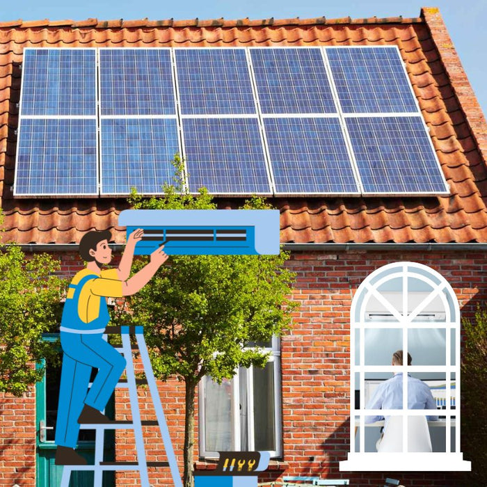 ¿Cuántos Paneles Solares se Necesitan para Hacer Funcionar un Aire Acondicionado? - fischer Shop