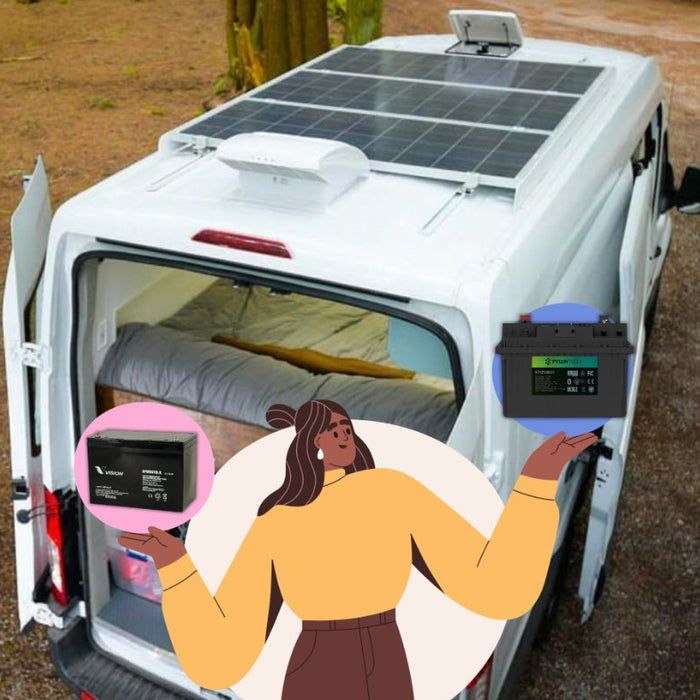 Comparativa de Baterías Auxiliares para Campers y Autocaravanas: GEL, AGM y Litio - fischer Shop