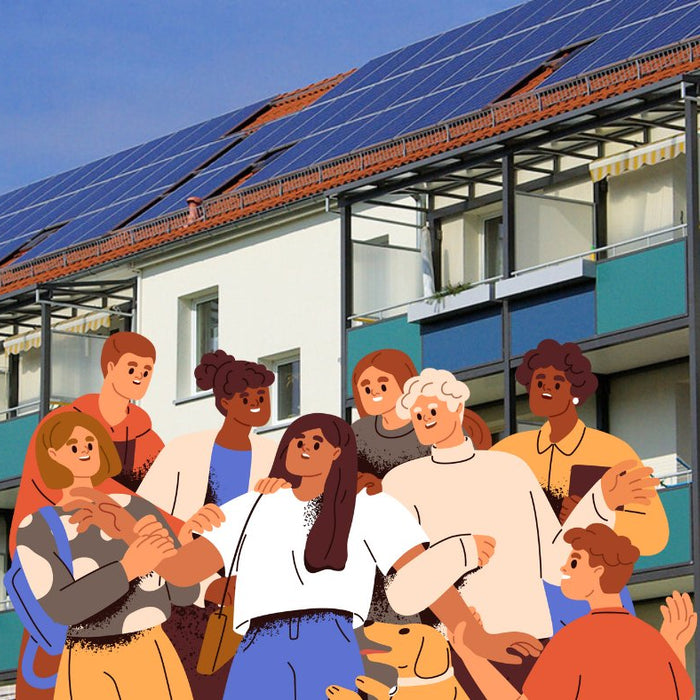 Energía Solar en Edificios de Vecinos: Instalaciones Compartidas para una Comunidad Sostenible - fischer Shop