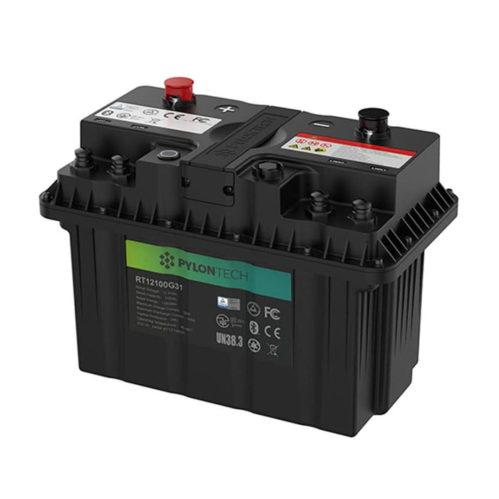 Batería de litio LiFePO4 Pylontech RT12100G31 100Ah 12V con BMS integrado 6000 ciclos - fischer Shop 