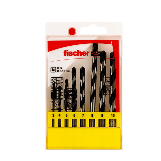 Estuche Broca para Hormigón D-C de fischer| Precisión y Durabilidad en Perforaciones de Hormigón - fischer Shop 