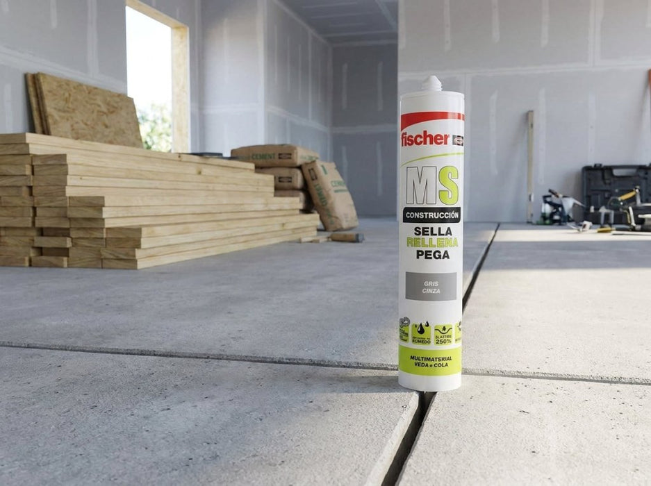 Sellador adhesivo Fischer 280 ml | Pega y sella en obra - fischer Shop