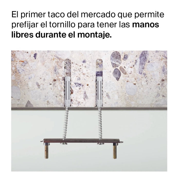 Taco SX Plus 10x80 Largo (Sin Tornillo) Caja 25 uds | Expansión Óptima y Sujeción Segura - fischer Shop