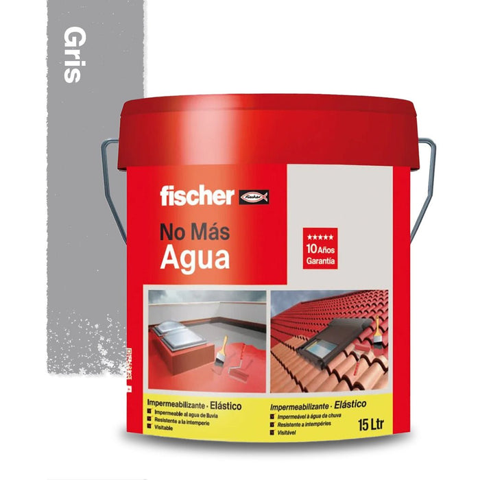 Impermeabilizante "No más Agua" de Caucho Elástico sin Fibras - fischer Shop