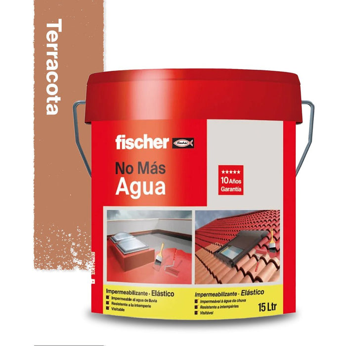 Impermeabilizante "No más Agua" de Caucho Elástico sin Fibras - fischer Shop