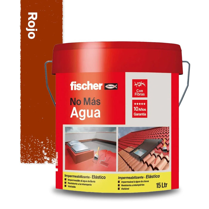 Impermeabilizante "No Más Agua" de Caucho Elástico con Fibras - fischer Shop