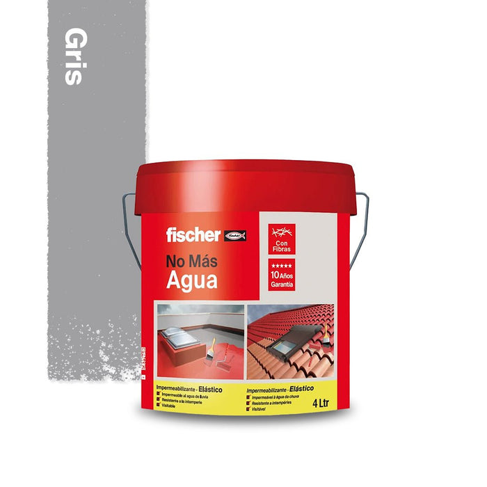 Impermeabilizante "No Más Agua" de Caucho Elástico con Fibras - fischer Shop