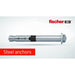 Anclaje metálico FH II M12 SK fischer – Fijación de alto rendimiento en hormigón 20 uds - fischer Shop