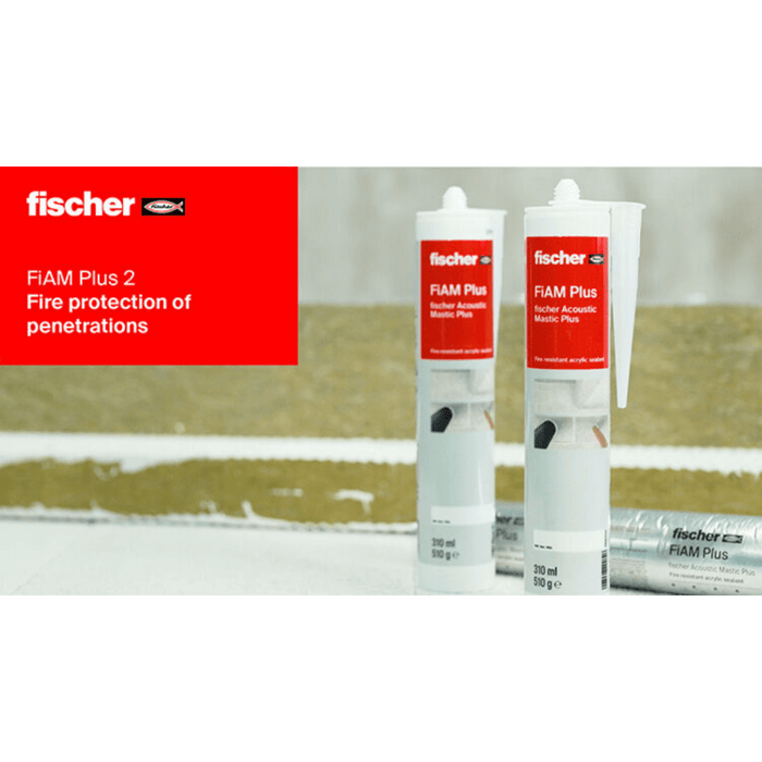 Masilla Intumescente Acrílica FIAM Plus | Sellado Contra Fuego y Acústico - fischer Shop