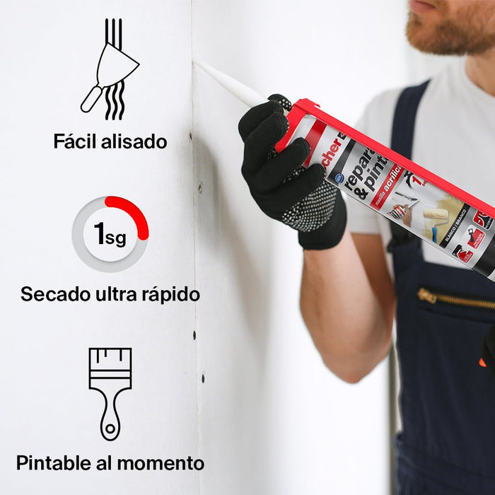 Masilla repara y pinta 310ml - fischer Shop