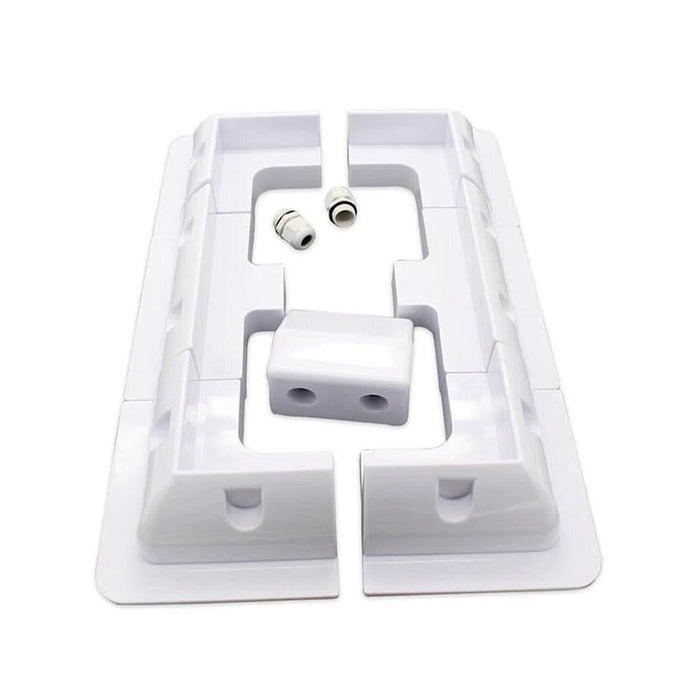 Estructura soporte en fibra ABS para panel solar para caravanas y barcos. - fischer Shop 