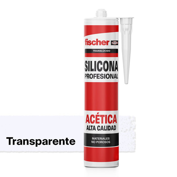 Silicona Acética Profesional 300 ml - fischer Shop